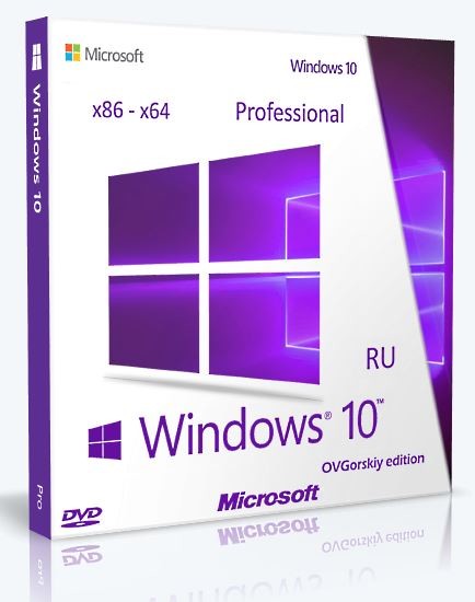 Microsoft Windows 10 Professional vl x86-x64 1607 RU 10.2016 2DVD [Ru]